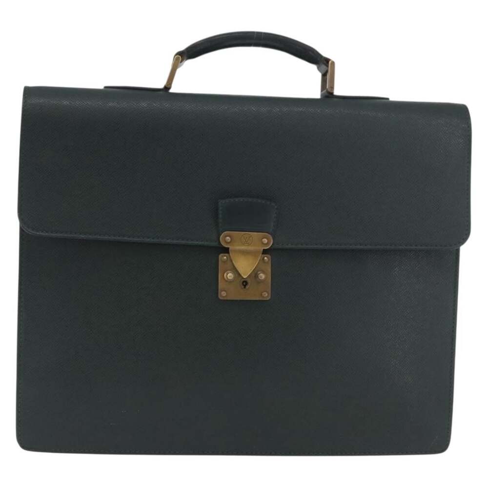 Louis Vuitton Taiga Serviette Moskova Business Bag Epicea Green